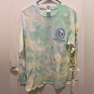 Southern Puppy Life (Sz M) Long Sleeve T-Shirt Tie-Dye
